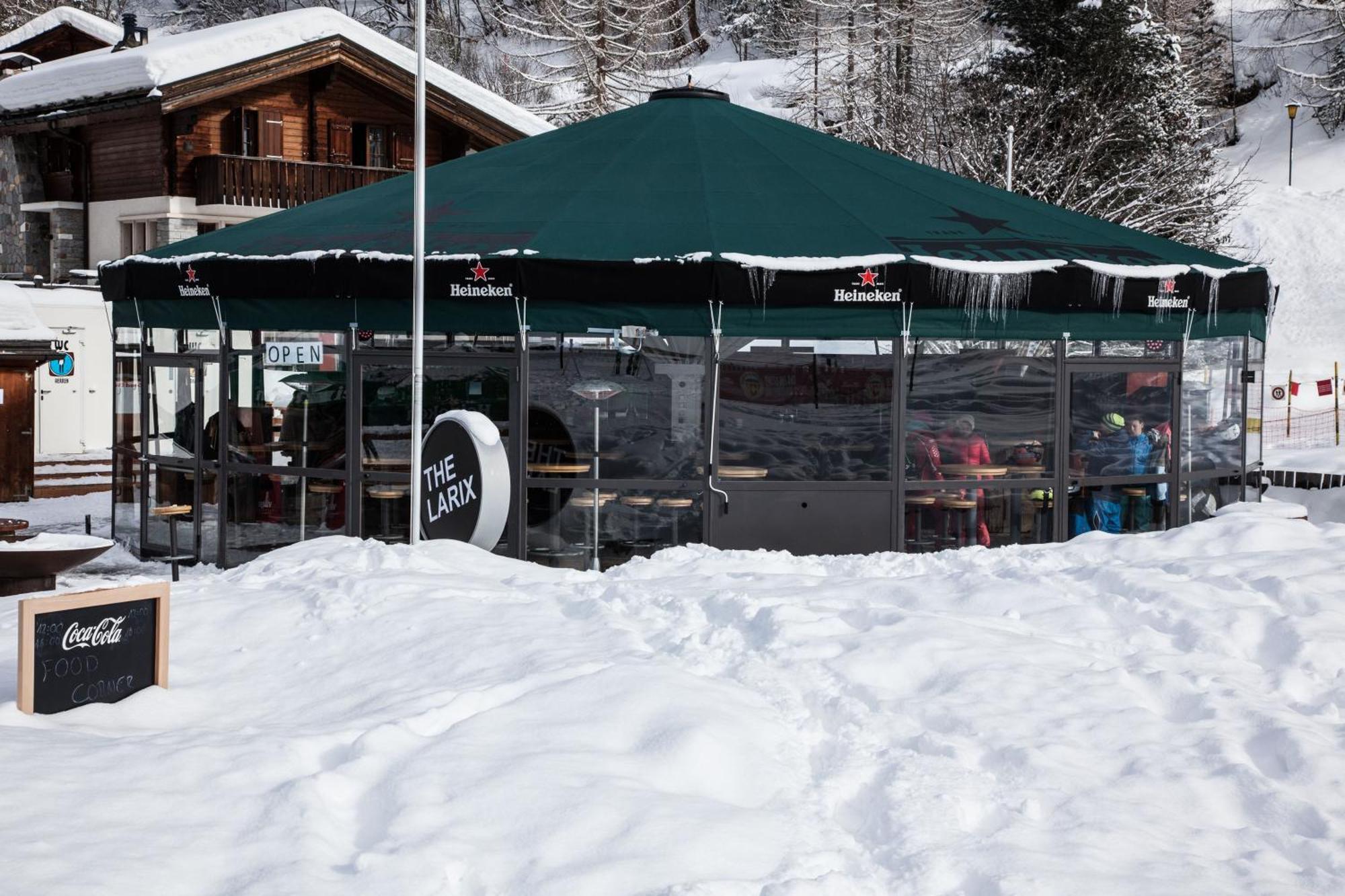 Hotel The Larix Ski-In Ski-Out Saas-Fee Bagian luar foto