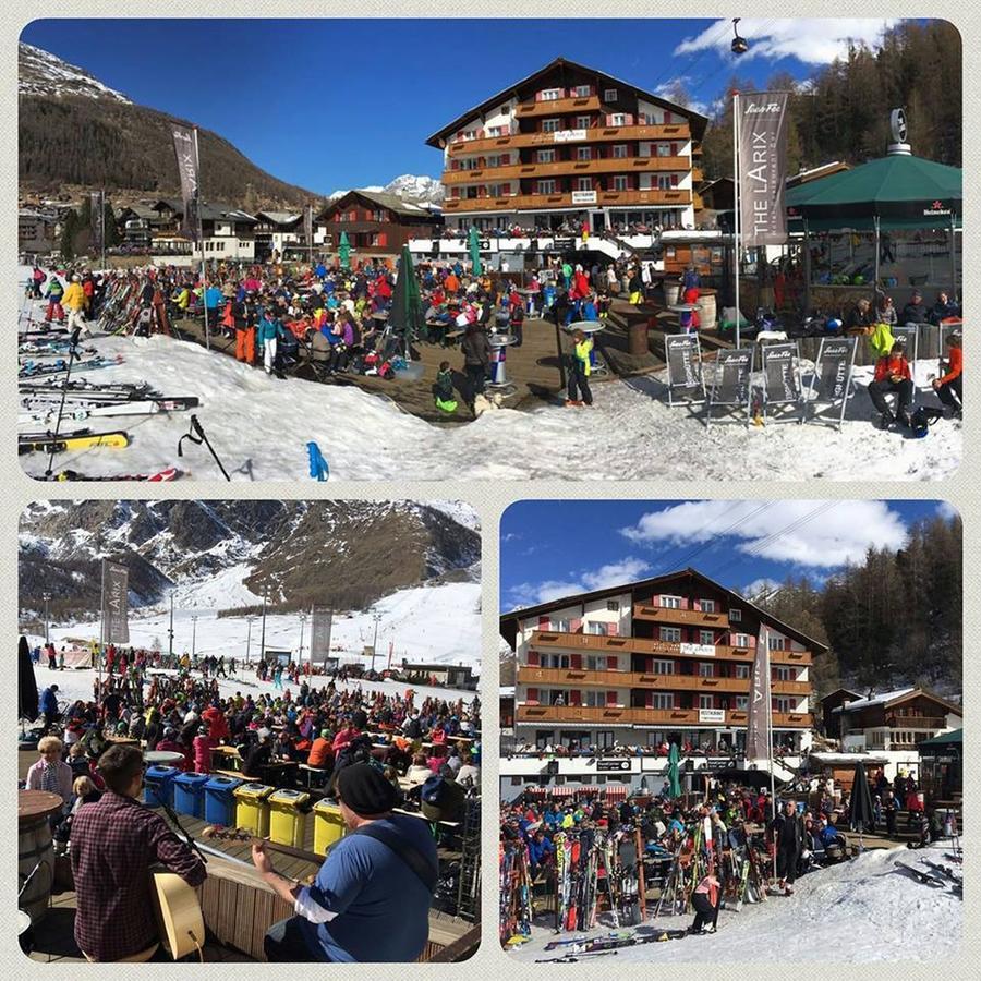 Hotel The Larix Ski-In Ski-Out Saas-Fee Bagian luar foto