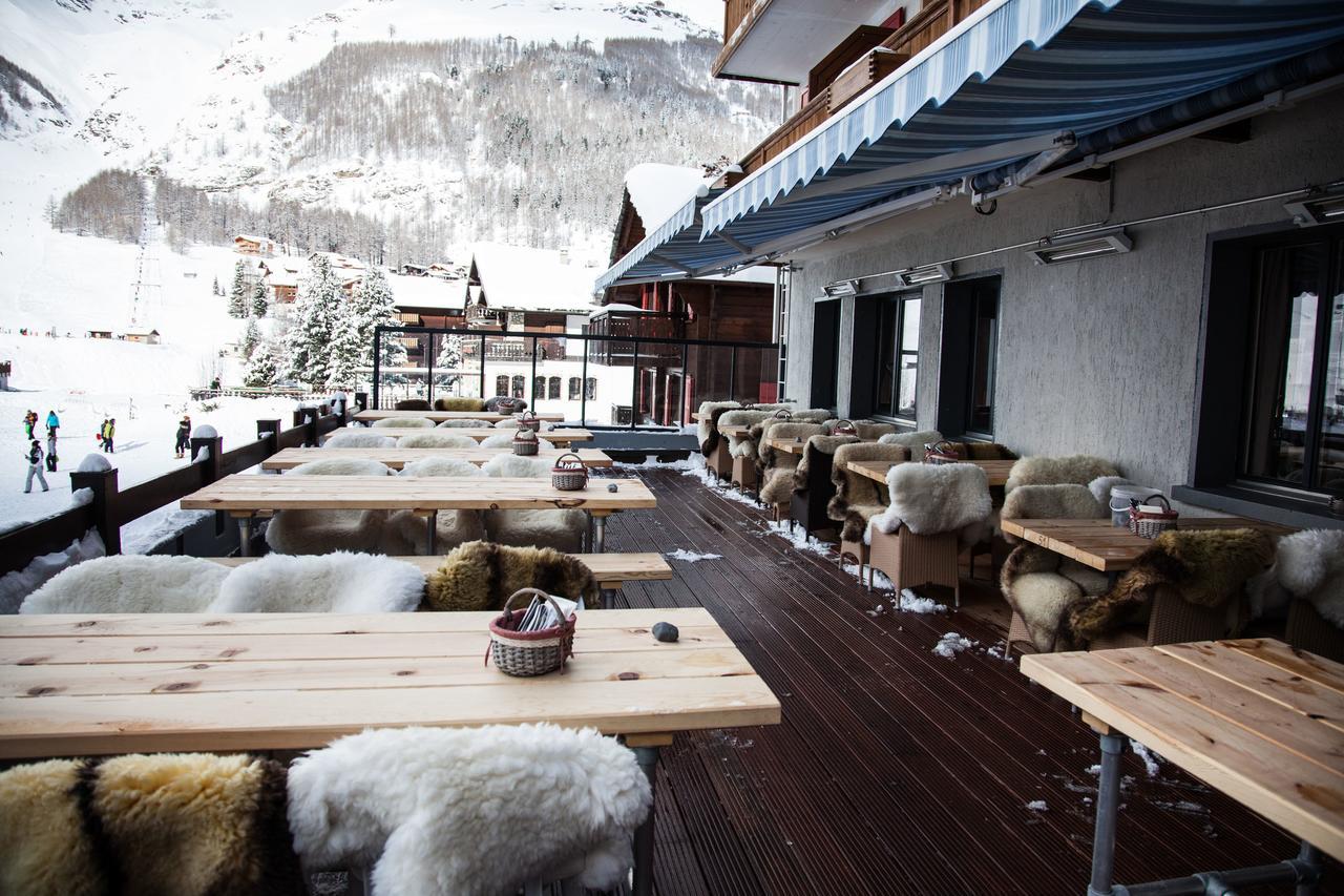 Hotel The Larix Ski-In Ski-Out Saas-Fee Bagian luar foto