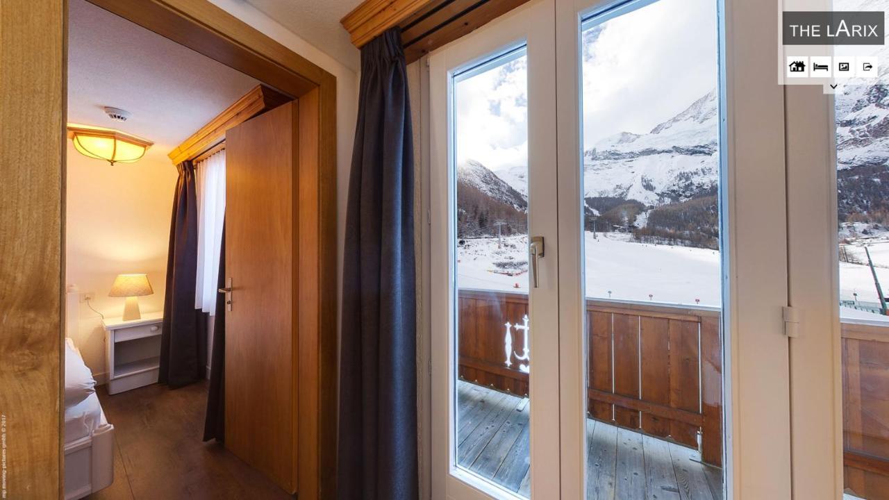 Hotel The Larix Ski-In Ski-Out Saas-Fee Bagian luar foto